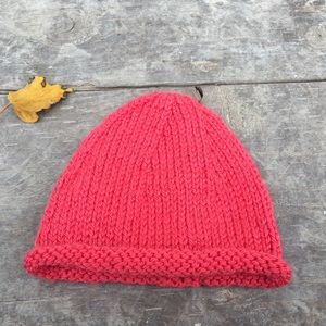 Handmade, hand knitted 0-3 month baby hat